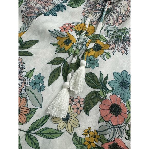 O'Neill Size XXL Sadi Maxi Dress Strapless Floral Beach Flowy Vacation Resort - Picture 14 of 16